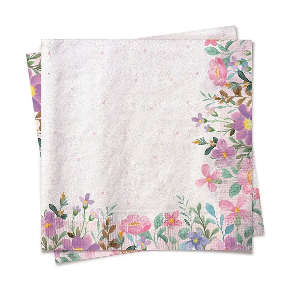 Guardanapo de Papel 32,5x32,5cm Flora - 20 Un