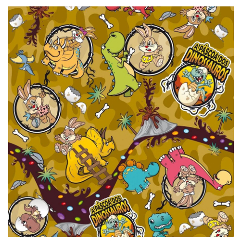 Folha Poli Transparente Páscoa Coelho Encantado 69x89cm - 25 Un