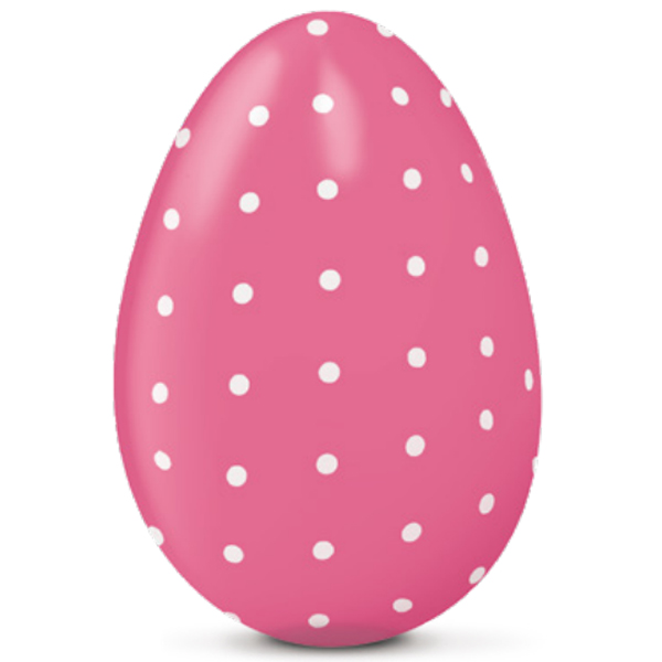Folha Chumbo Poá Pink/Branco 10x9,7cm - 300 Un