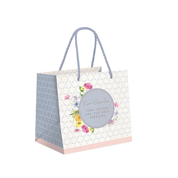 Sacola Premium Para Um Meio Ovo Florens M 30x26x14cm - 10 Un