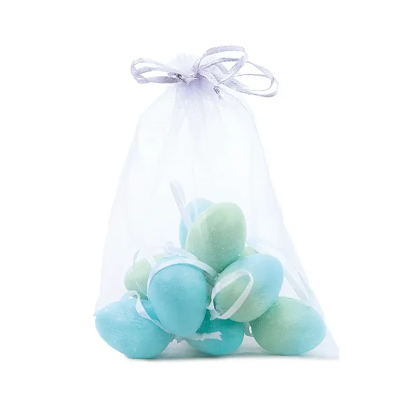 Saco com Ovos de Codorna Sortido Verde e Azul - 9 Un