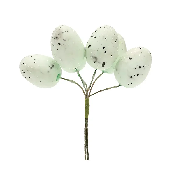 Pick Ovos Fondant 11cm Verde Claro - 6 Un