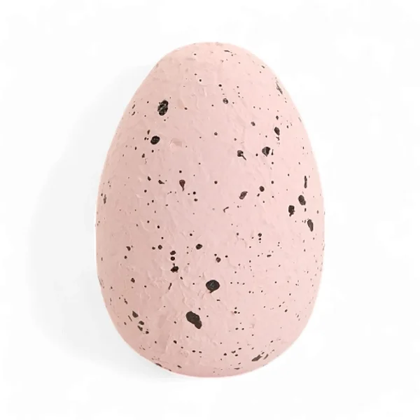 Ovos Decorativos Rosa 3x2x2cm - 36 Un