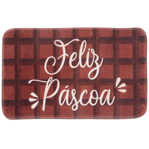 Tapete Chocolate Marrom 60x40cm - 1 Un