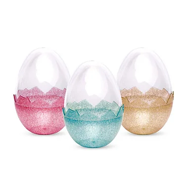 Ovo Glitter e Cristal Sortido P - 16 Un