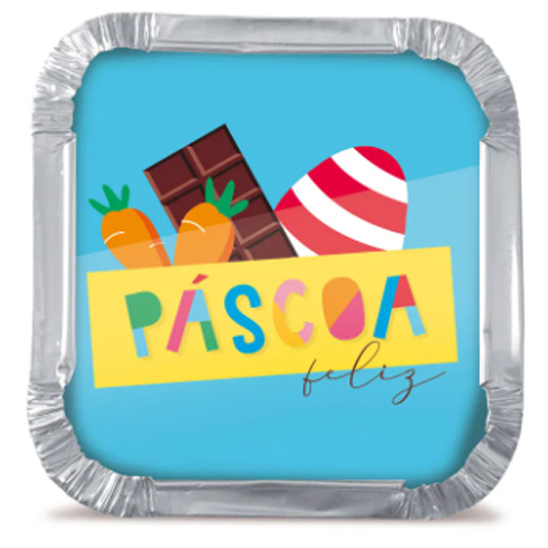 Marmitinha Brilho de Páscoa P 5,5x5,5x3cm - 12 Un