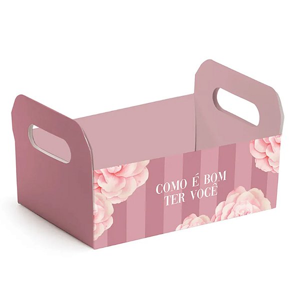 Kit Caixote de Cartão Camélia P 16x10,5x4,5cm - 10 Un