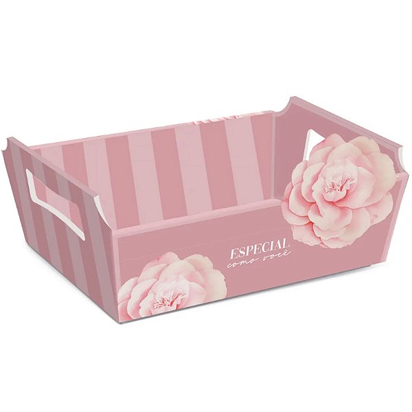 Kit Cesta de Cartão Camélia MG 27x18,5x9,5cm - 10 Un