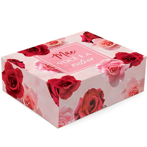 Kit Cesta na Caixa Mães M 33x23x10cm - 10 Un