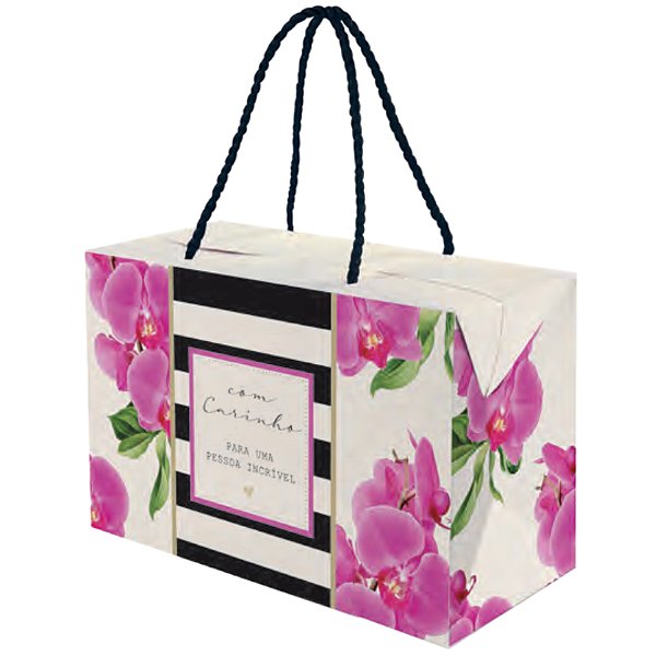 Kit Caixa com Alça Prime Celine M 27x12x17cm - 10 Un