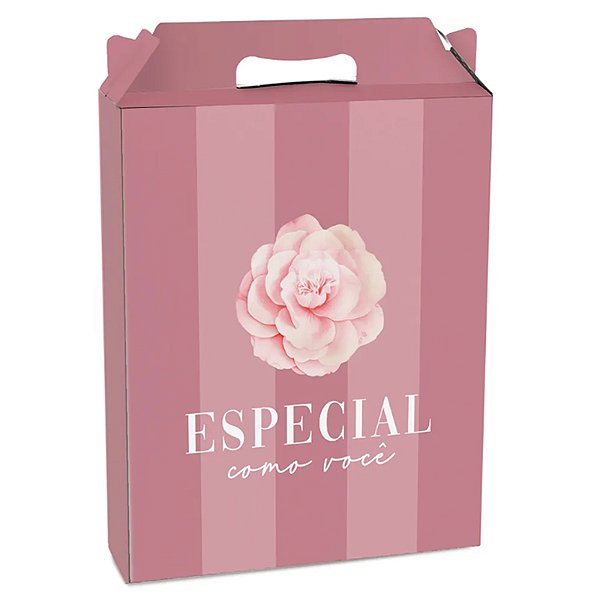 Kit Caixa Maleta Retangular Vertical Camélia P 15x6x18cm - 10 Un