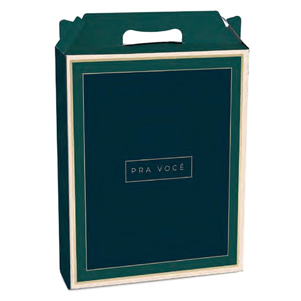 Kit Caixa Maleta Retangular Vertical James P 15x6x18cm - 10 Un
