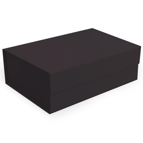 Caixa Rígida Dobrável Retangular com Ímã G Preto 33,5x24,5x10cm - 5 Un