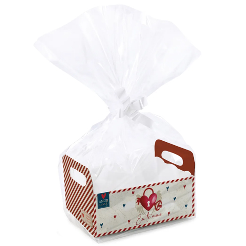 Kit Caixote de Cartão Amor Real M 22x15x8cm - 10 Un