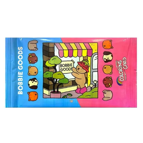 Lembrancinha Infantil - Cards para Colorir Bobbie Goods - 1 Un