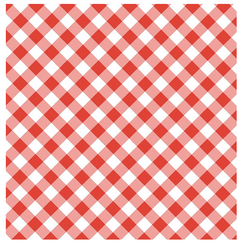 TNT Para Decoração de Festa Junina - Xadrez Vermelho - 1,40x1,00 Metro