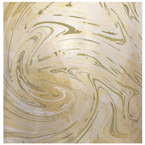 Embalagem Laminada Marmorizado Marfim para Bolo Gelado 20x22cm - 50 Un