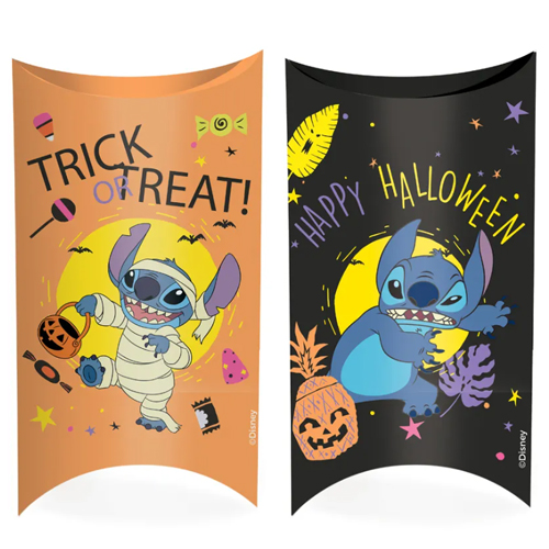 Caixa Almofada Composê Stitch Halloween 12x9,5x3,5cm - 10 Un
