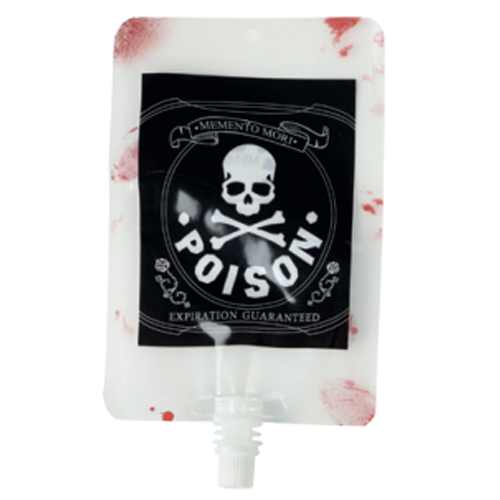 Bolsa de Sangue Perigo para Decoração Halloween - 1 Un