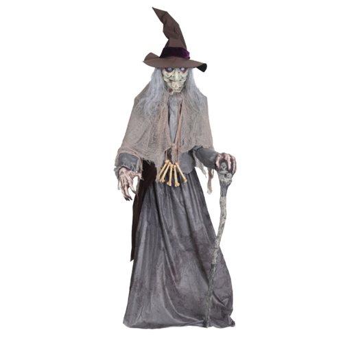 Bruxa Esmeralda Com Som, Luz e Movimento 1,90 Metros - 1 Un