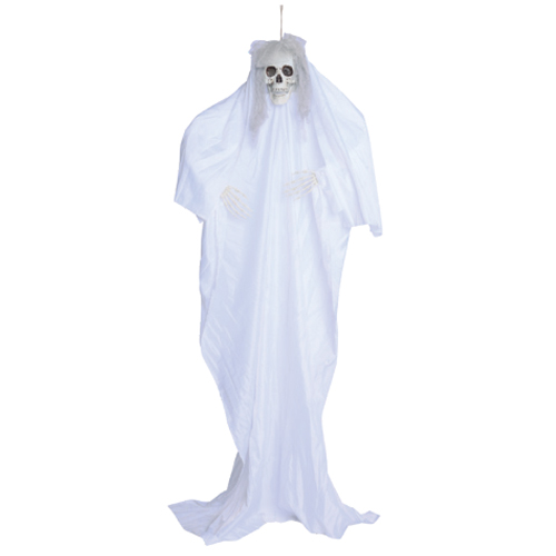 Caveira Noiva Kenia Com Luz Para Pendurar 2,04 Metros - 1 Un