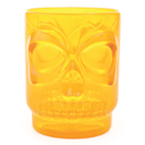Copo Plástico Jack Laranja 10cm - 1 Un