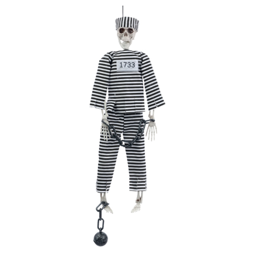 Esqueleto Penitenciário Iago Para Pendurar 40cm - 1 Un