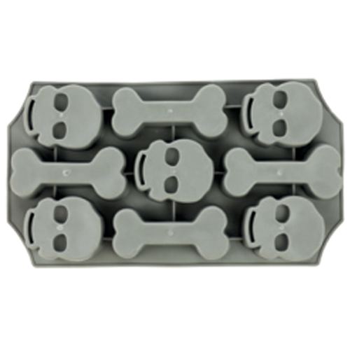 Forma de Silicone Para Gelo Caveiras 20x12cm - 1 Un