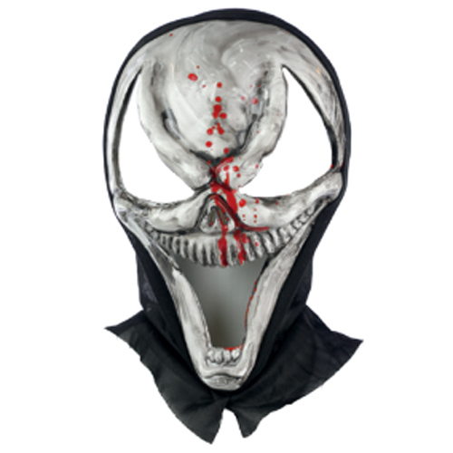Máscara Caveira Alien Halloween - 1 Un