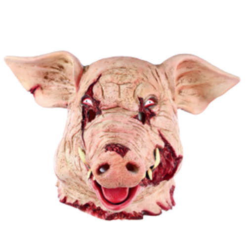 Máscara Porco Oliver Halloween - 1 Un