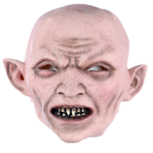 Máscara Zumbi Elfo Halloween - 1 Un