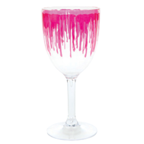 Taça com Sangue Transparente 19cm - 1 Un