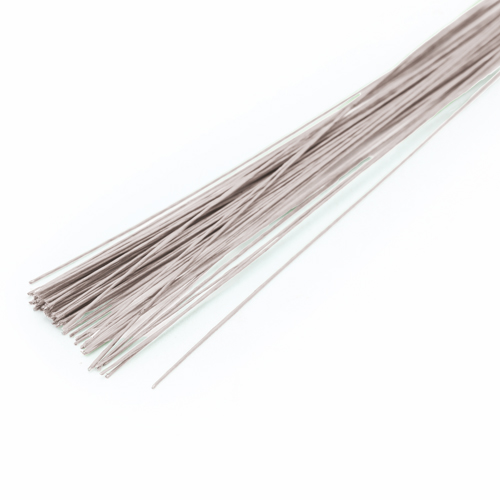 Arame Floral Encapado Branco Nº24 36x5x0,08cm - 50 Un - Cromus Allonsy