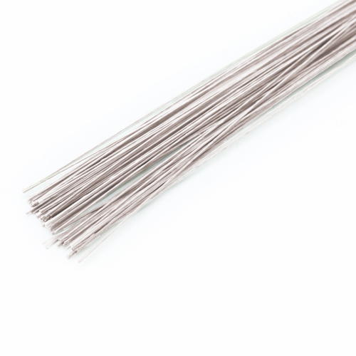 Arame Floral Encapado Branco Nº26 36x5x0,07cm - 50 Un - Cromus Allonsy