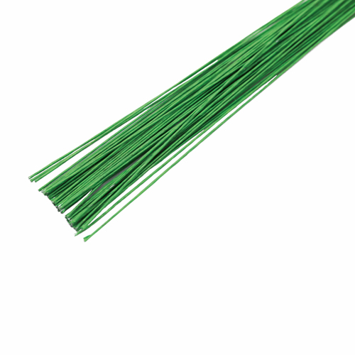 Arame Floral Encapado Verde Nº28 36x5x0,06cm - 50 Un - Cromus Allonsy