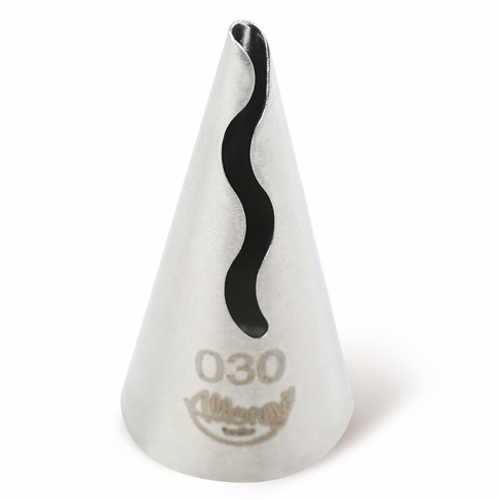 Bicos Para Confeitar Babado com Acabamento Aço Inox Nº030 - 1 Un - Cromus Allonsy