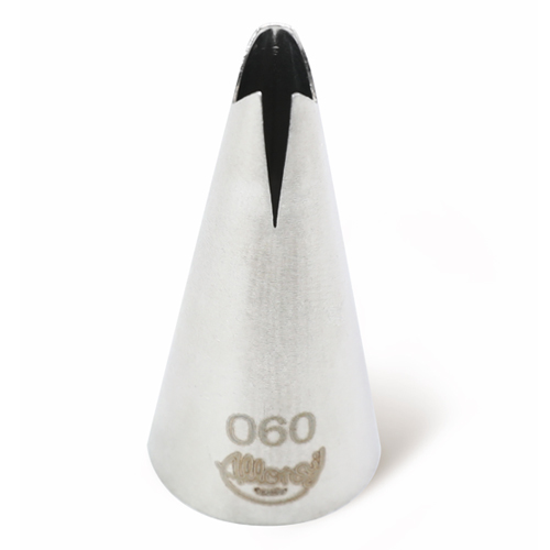 Bicos Para Confeitar Babado com Acabamento Aço Inox Nº060 - 1 Un - Cromus Allonsy