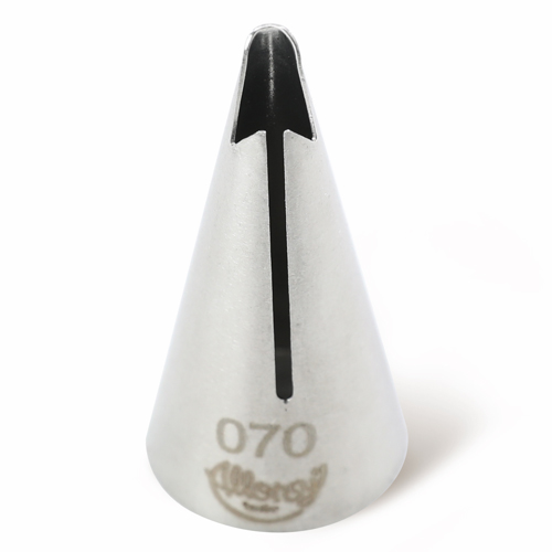 Bicos Para Confeitar Babado com Acabamento Aço Inox Nº070 - 1 Un - Cromus Allonsy