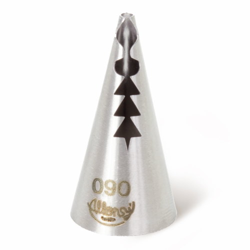 Bicos Para Confeitar Babado com Acabamento Aço Inox Nº090 - 1 Un - Cromus Allonsy