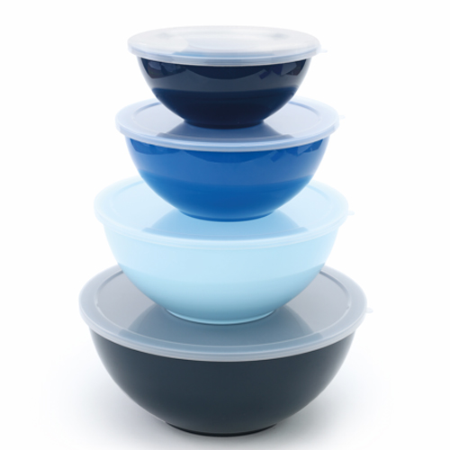 Bowl Multiuso com Tampa Plástico - Jogo com 4 Un - Cromus Allonsy