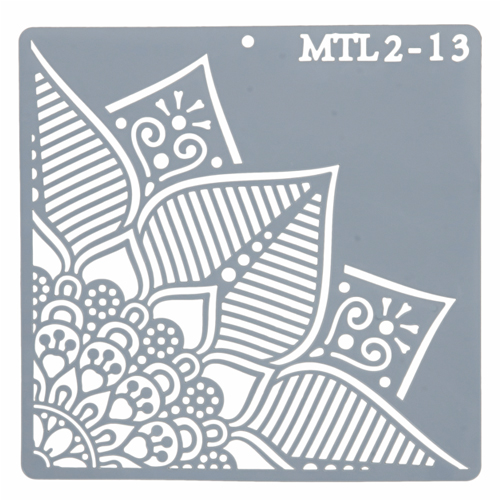 Estencil Para Bolo 1/4 Mandala-St15-3 15x15cm - 1 Un - Cromus Allonsy