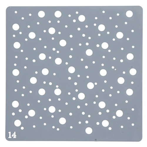 Estencil Para Bolo e Biscoito Text-St15-14 15x15cm - 1 Un - Cromus Allonsy