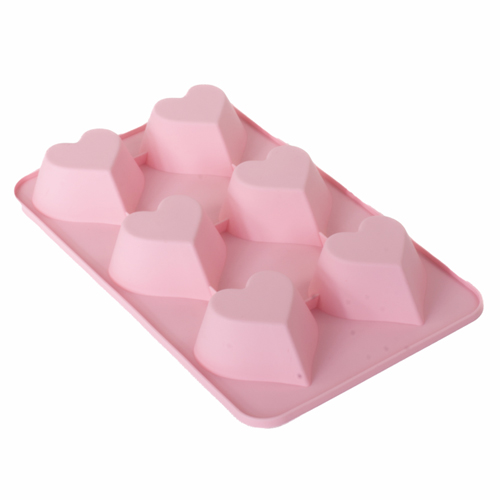 Forma de Silicone Monoporção Coracão Precioso Rosa 25,7x5,7x3cm - 1 Un - Cromus Allonsy