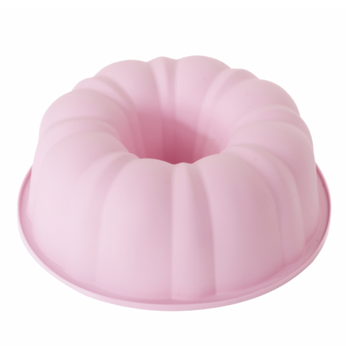 Forma de Silicone Redonda Abóbora Rosa 25,8x25,8x9cm - 1 Un - Cromus Allonsy