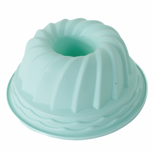 Forma de Silicone Redonda Redemoinho Verde 23,5x23,5x9cm - 1 Un - Cromus Allonsy