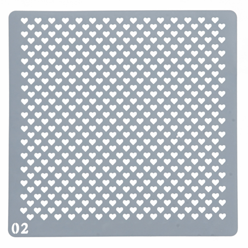 Estencil Para Bolo e Biscoito Text-St15-02 15x15cm - 1 Un - Cromus Allonsy