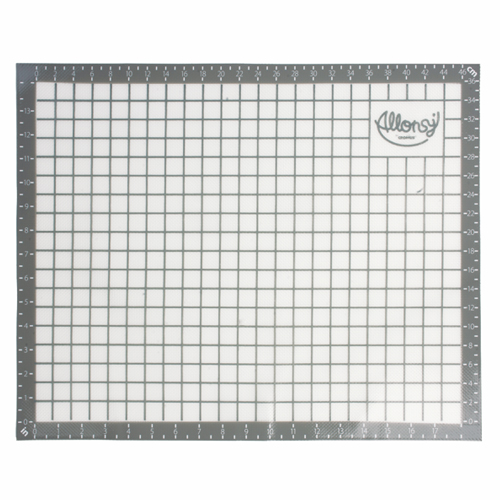 Tapete de Silicone Retangular Quadriculado com Fibra de Vidro 40x50x0,07cm - 1 Un - Cromus Allonsy