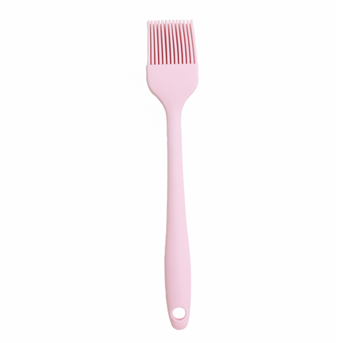 Pincel Culinário Silicone 20,5x3,4x1cm Color Rosa - 1 Un - Cromus Allonsy