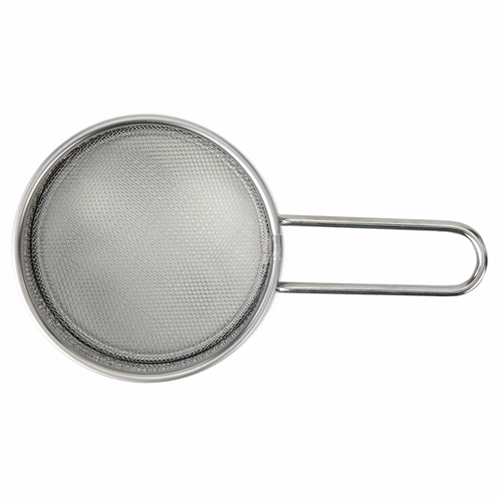 Peneira Precisão Lateral Alta Aço Inox 11,5x6,5x2,5cm Prata - 1 Un - Cromus Allonsy