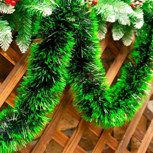 Festão Bicolor com Verde 17cmx2,00 Metros - 1 Un